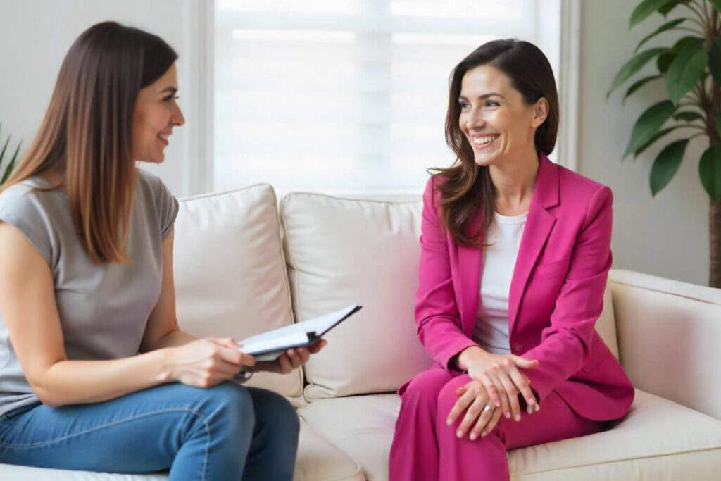 Egyéni coaching ülés, beszélgetés